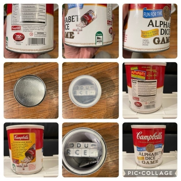 BMWT cambells soup alphabet game in a can - Picture 1 of 10